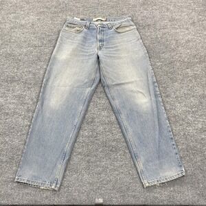 Levis 560 Jeans Mens 33x30 Blue Relaxed Fit Tapered Denim Light Wash 5 Pocket